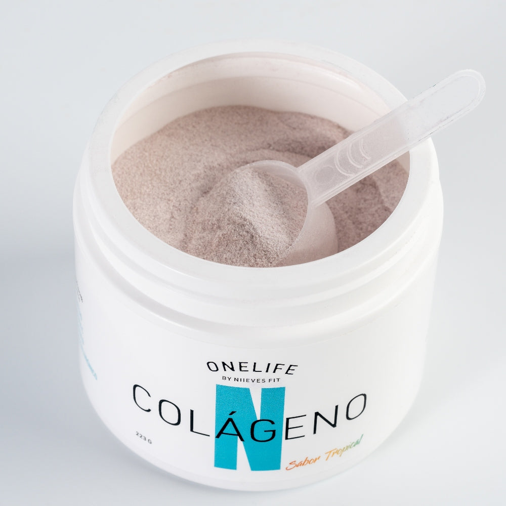 Colágeno Marino Hidrolizado, sabor Tropical con Ácido Hialurónico, MSM, Magnesio, Vitamina C y D *223 gr