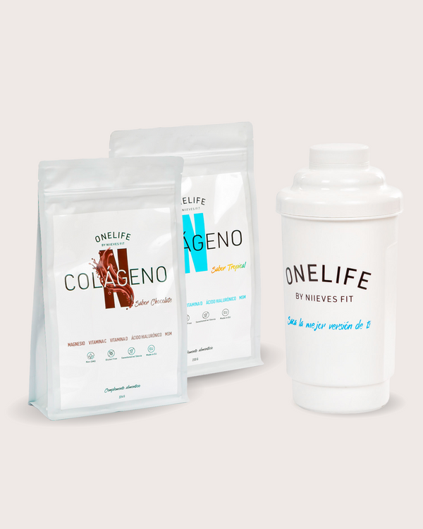 2 Packs de 30 Monodosis; Tropical y Chocolate + Shaker de Regalo