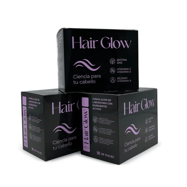 Hair Glow ¡Ciencia para tu cabello! Pack Trimestral